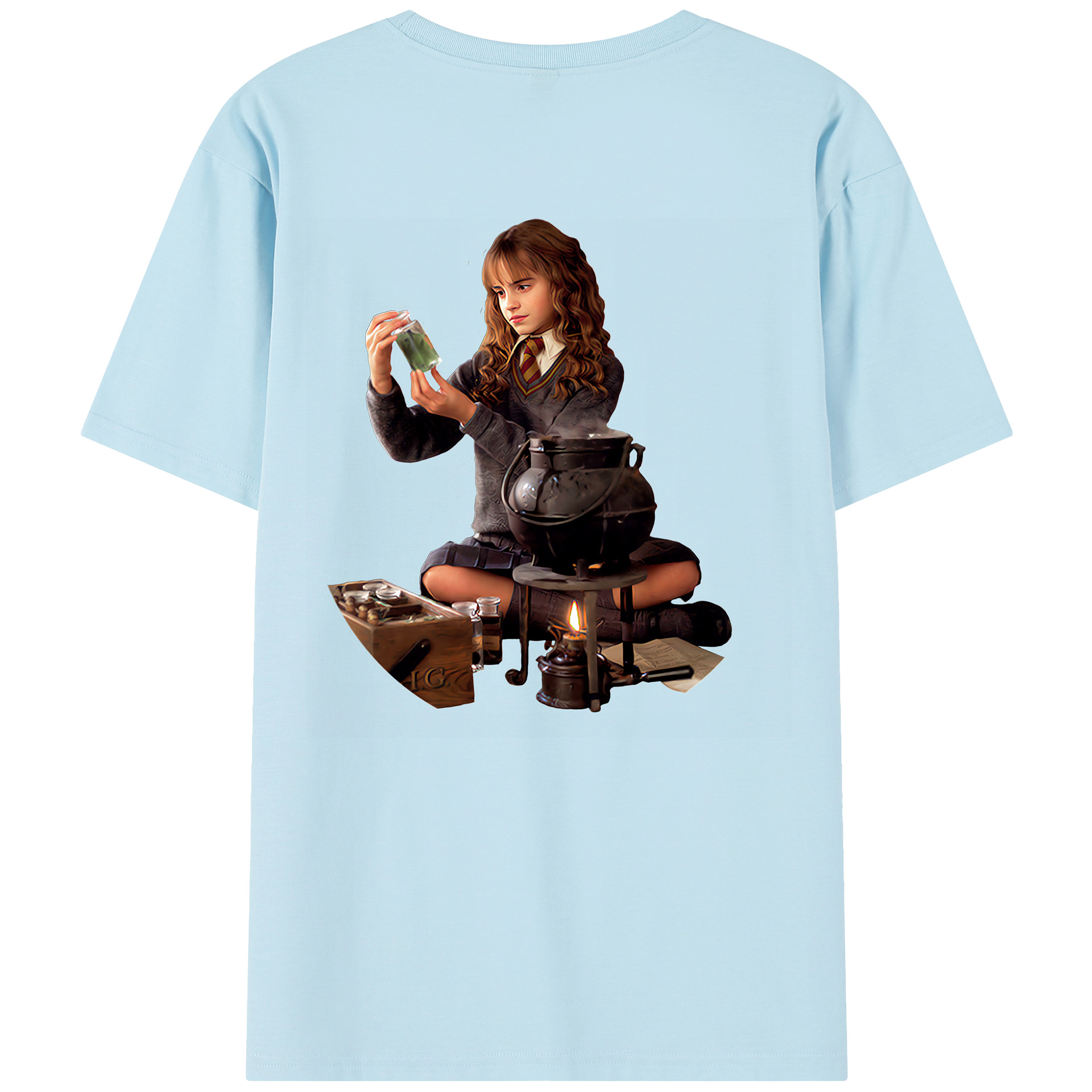 （画像用） Harry Potter ハリー・ポッターシリーズ 綿100％半袖Tシャツ（背面プリント）
